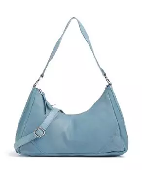 Сумка через плечо Salvatorianplatz 3 из зернистой коровьей кожи Taschendieb Wien, синий