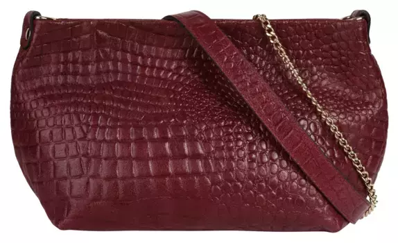 Сумка через плечо Samantha Look, натуральная кожа, производство Италия, красный