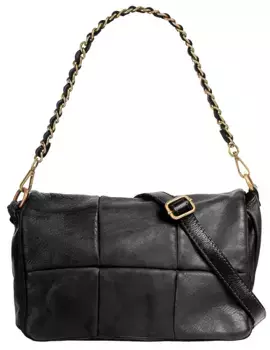 Сумка через плечо Samantha Look, натуральная кожа, производство Италия, черный