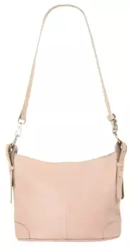 Сумка через плечо Samantha Look, натуральная кожа, производство Италия, розовый