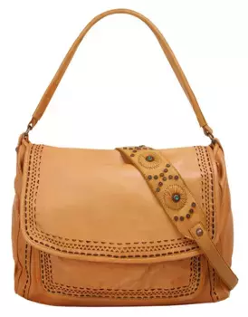 Сумка через плечо Samantha Look, натуральная кожа, желтый