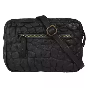 Сумка через плечо Samantha Look, натуральная кожа, производство Италия, черный