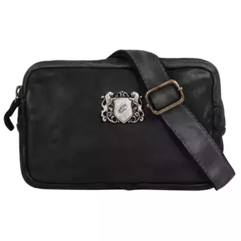 Сумка через плечо Samantha Look, натуральная кожа, производство Италия, черный