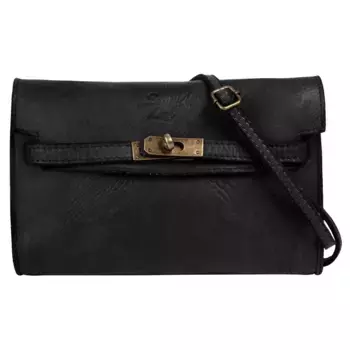 Сумка через плечо Samantha Look, натуральная кожа, производство Италия, черный