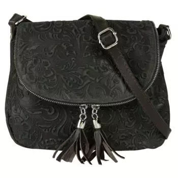 Сумка через плечо Samantha Look, натуральная кожа, производство Италия, зеленый