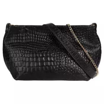 Сумка через плечо Samantha Look, натуральная кожа, производство Италия, черный