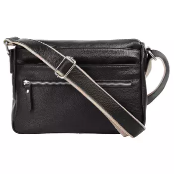 Сумка через плечо Samantha Look, натуральная кожа, производство Италия, черный