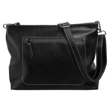 Сумка через плечо Samantha Look, натуральная кожа, производство Италия, черный