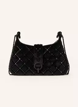 Сумка через плечо SANDRO mit Schmucksteinen, черный