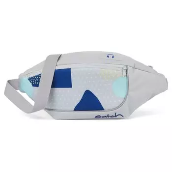 Сумка через плечо Satch Hip Bag Cross 33 cm, цвет grey blue turquoise
