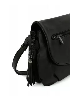 Сумка через плечо SAUVAGE Hexagona, черный