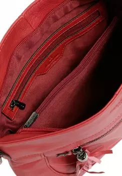 Сумка через плечо SAUVAGE Hexagona, темно-красный