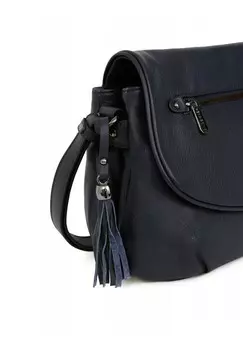 Сумка через плечо SAUVAGE Hexagona, темно-синий деним