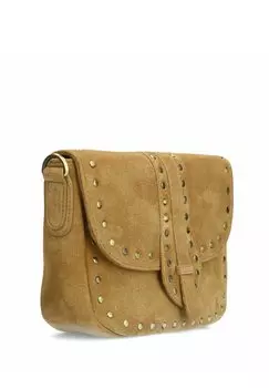 Сумка через плечо SCHULTER MIT NIETEN - Across body bag Manfield, цвет Cognac