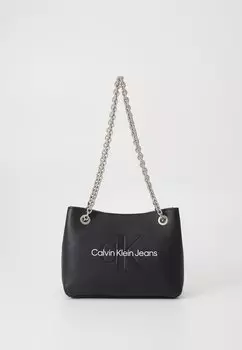 Сумка через плечо SCULPTED SHOULDER BAG MONO - Across body bag Calvin Klein Jeans, черный