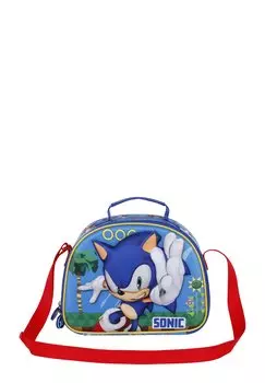 Сумка через плечо SEGA-SONIC FASTER 3D LUNCH Karactermania, синий