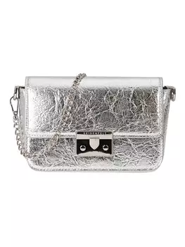 Сумка через плечо Seidenfelt 19 cm, цвет crinkle silver