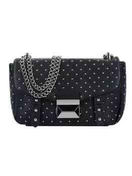 Сумка через плечо Seidenfelt 24 cm, цвет black with tiny rivets
