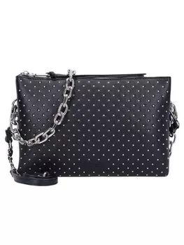 Сумка через плечо Seidenfelt 28 cm, цвет black with tiny rivets