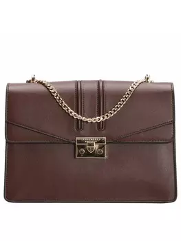 Сумка через плечо Seidenfelt 28 cm, цвет oxblood/gold