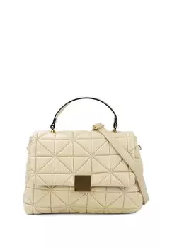 Сумка через плечо SELMA с изысканной декоративной стежкой HARPA, бежевый