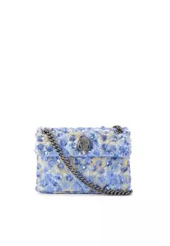 Сумка через плечо SEQUINS MINI KENSINGTON Kurt Geiger London, синий