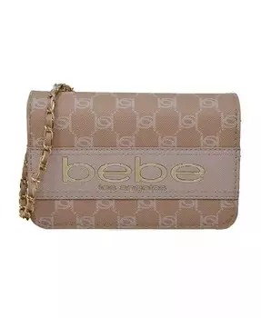 Сумка через плечо Serena с монограммой Bebe, розовый