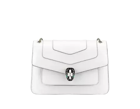 Сумка через плечо Serpenti forever Bvlgari, белый