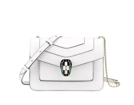 Сумка через плечо Serpenti навсегда Bvlgari, белый