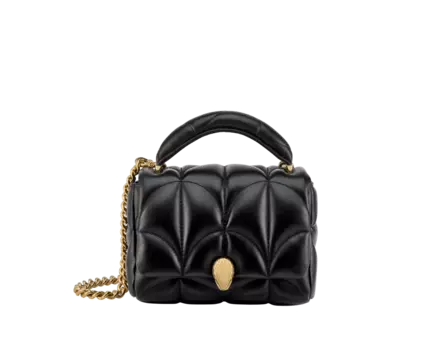 Сумка через плечо Serpenti sugarloaf Bvlgari, черный