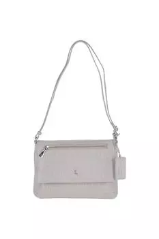 Сумка через плечо 'Siane' из натуральной кожи с принтом под крокодила Ashwood Leather, серый