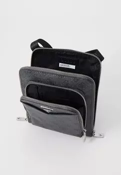 Сумка через плечо SIENA FLAT CROSSBODY ZIP Guess, черный