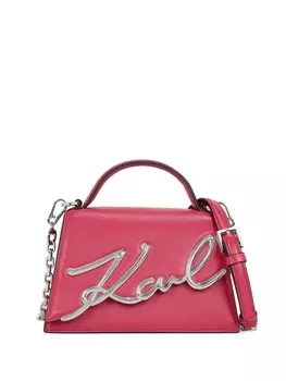 Сумка через плечо Signature 2.0 Karl Lagerfeld, розовый