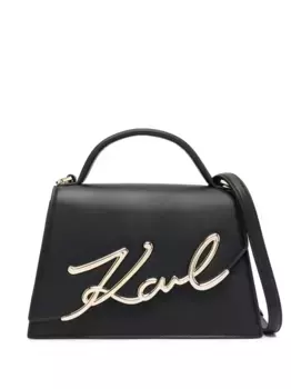 Сумка через плечо Signature KARL LAGERFELD, черный