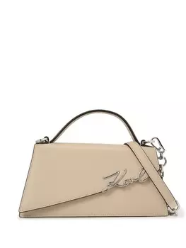 Сумка через плечо Signature Karl Lagerfeld, нейтральный цвет