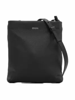 Сумка через плечо Slim Zegna, черный