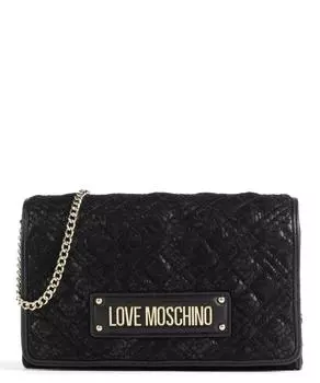 Сумка через плечо Smart Daily полиэстер, искусственная кожа Love Moschino, черный