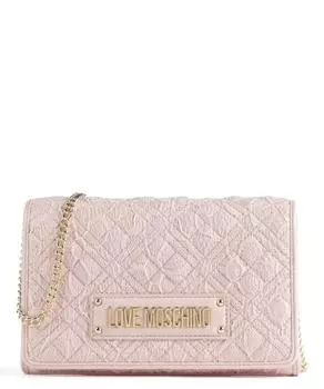 Сумка через плечо Smart Daily полиэстер, искусственная кожа Love Moschino, розовый