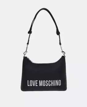Сумка через плечо со съемной ручкой Love Moschino, черный