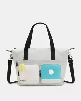 Сумка через плечо со съемным ремнем белого разноцветного цвета Kipling, белый