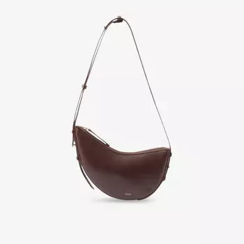 Сумка через плечо Soeur Wino маленькая кожаная, коричневый