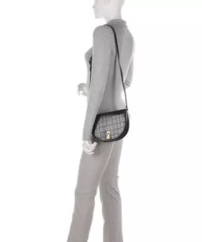 Сумка через плечо Sohho из тисненой воловьей кожи. Ted Baker, черный