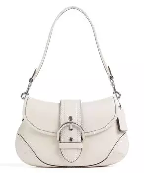 Сумка через плечо Soho из мелкозернистой кожи Coach, белый