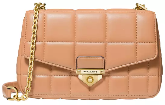 Сумка через плечо Soho Sheepskin женская Cantaloupe MICHAEL KORS