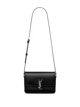 Сумка через плечо Solferino среднего размера Saint Laurent, черный