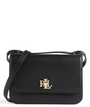 Сумка через плечо Sophee 22 из мелкозернистой яловой кожи. Lauren Ralph Lauren, черный