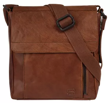 Сумка через плечо SPIKES & SPARROW, коньячный
