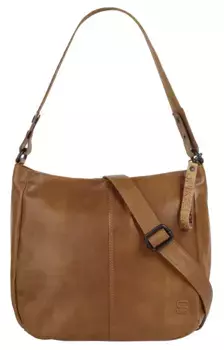 Сумка через плечо Spikes & Sparrow, натуральная кожа, коричневый