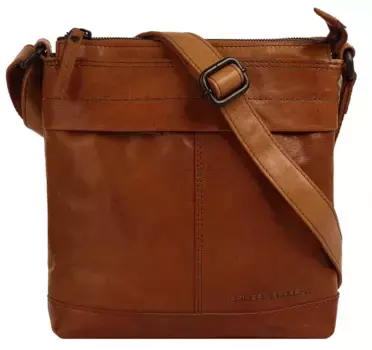 Сумка через плечо Spikes & Sparrow, натуральная кожа, цвет Cognac