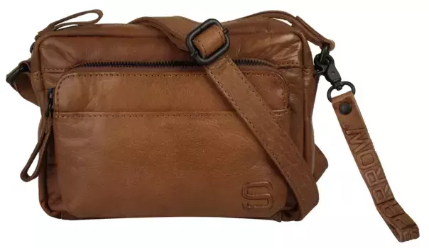 Сумка через плечо Spikes & Sparrow, натуральная кожа, коричневый